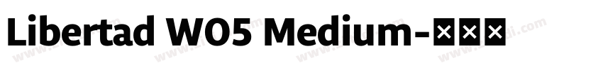 Libertad W05 Medium字体转换
